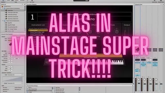 El truco definitivo para ahorrar memoria RAM en MainStage: Usar Alias