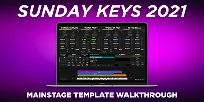 Sunday Keys 1.4 para Mac (.DMG) - La Plantilla Definitiva para MainStage